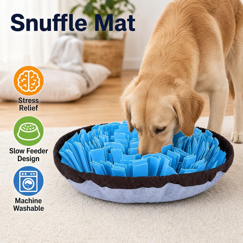 Dog Puzzle Feeder Toy - حصيرة تدريب للكلاب، لعبة تفاعلية لتعزيز