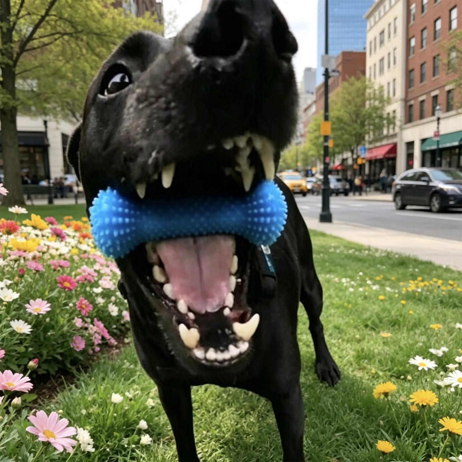 ألعاب تنظيف أسنان الكلاب، أعوا - مراجعة Rubber Treat Dispensing Dog Toy وسعره