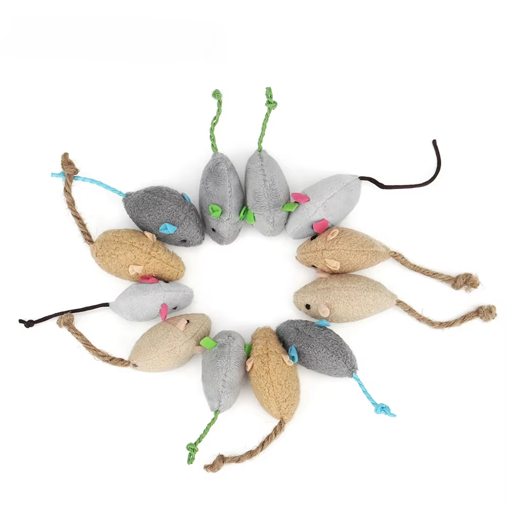 5 قطع ألعاب قطط على شكل فأر مع - مراجعة Catnip Interactive Plush Mouse وسعره